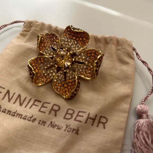 Jennifer Behr Yelena Barrette Gold - Picture 2 of 10